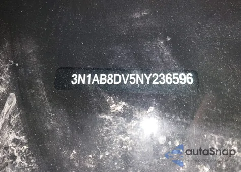 2022 Nissan Sentra Sr Xtronic Cvt z USA, uszkodzony, nr VIN 3N1AB8DV5NY236596